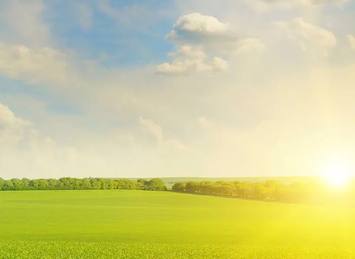 Clear open sky, representing cleaner indoor air for Bloomington homes
